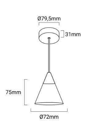 Suspension Coalum I dimensions